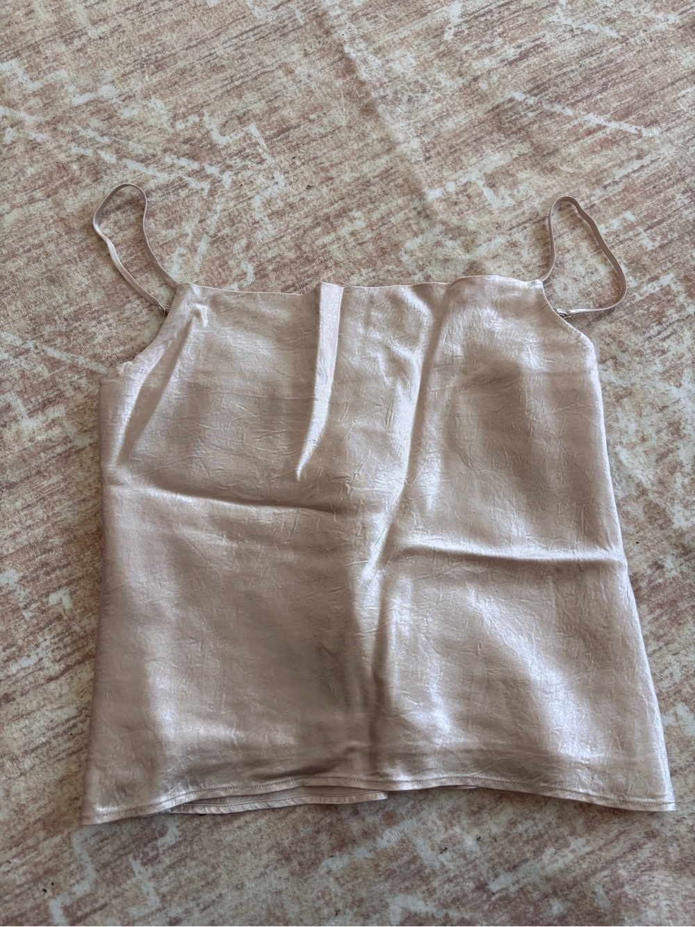 Babaton Aritzia Large Satin Beige Casual Event Occasion Classic Pullover Tank To